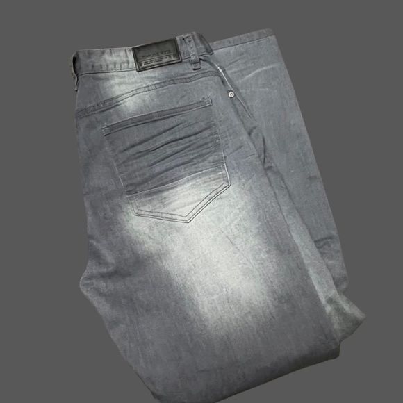 Smoke Rise Frost Gray Slim Fit Denim Jeans Size 36x32 - Picture 4 of 6